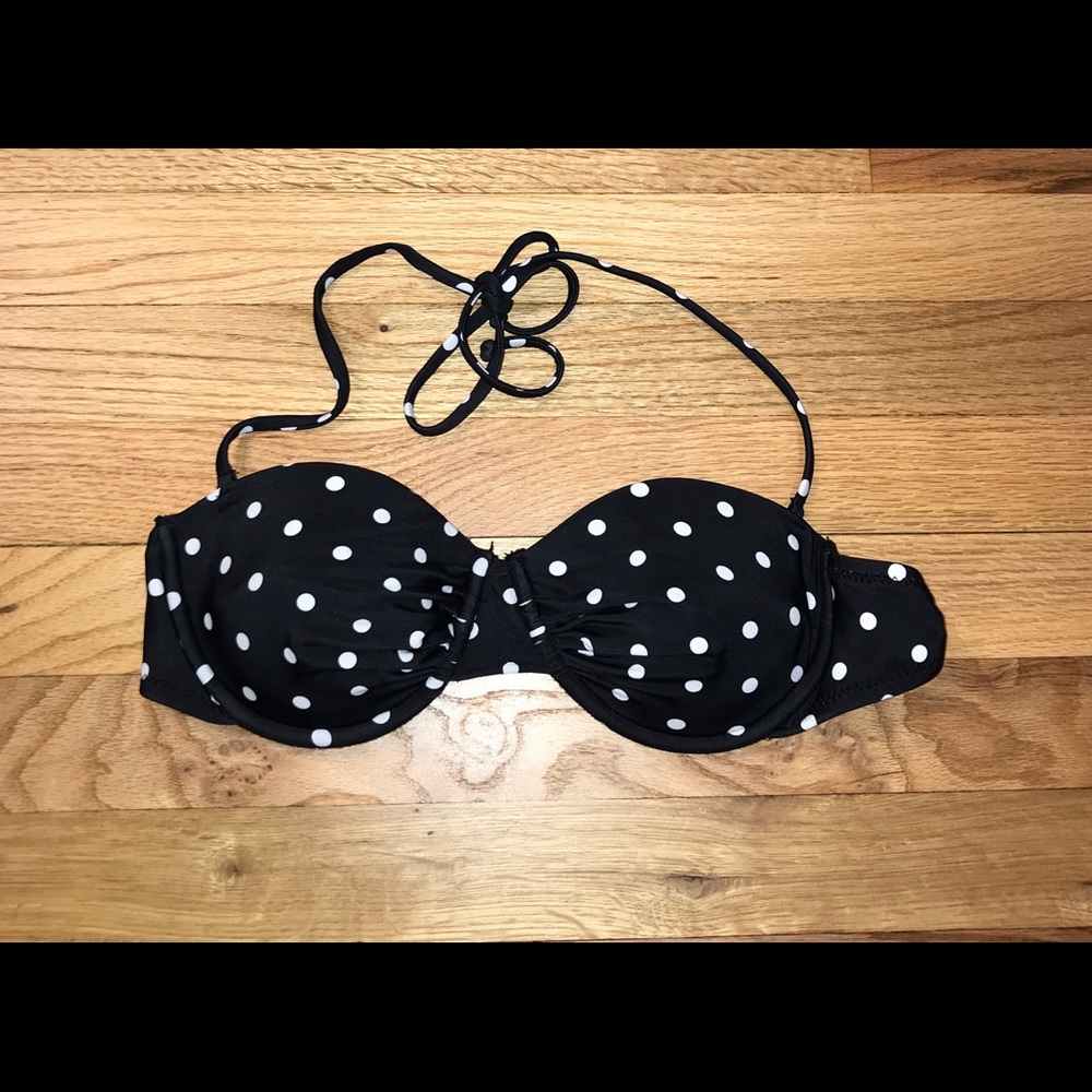 Xhilaration polka dot push up bikini top